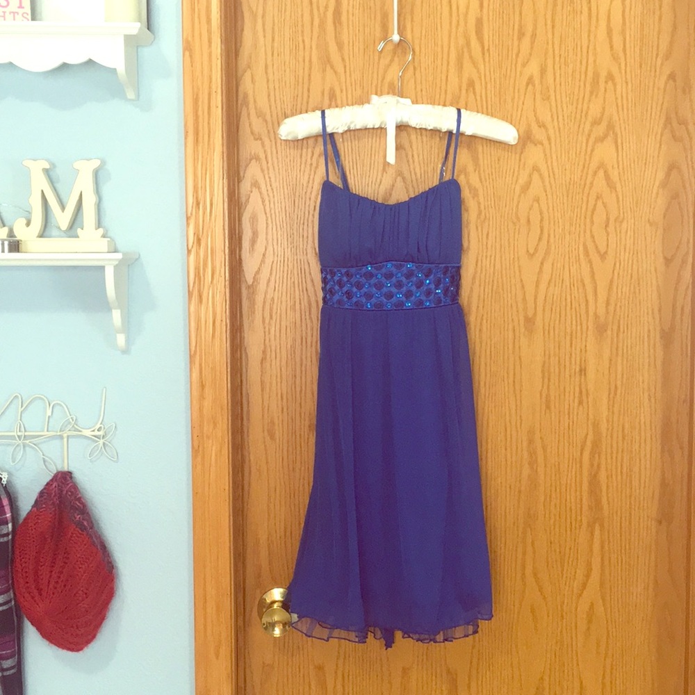 Blue dress